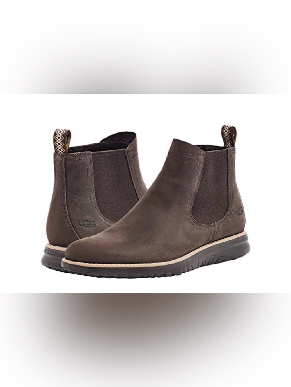 UGG UNION CHELSEA LEATHER WATERPROOF BOOTS 1112362 - - US size 10